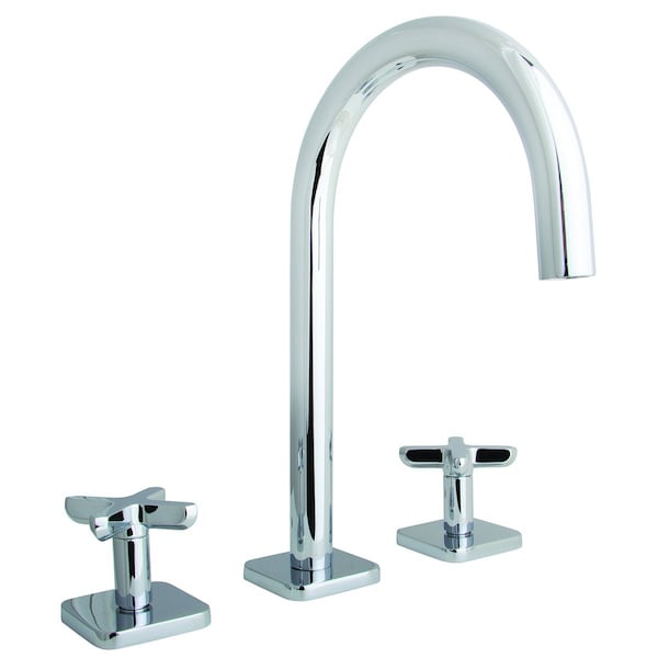 Roman Tub Faucet, Manual, 3, Polished Chrome